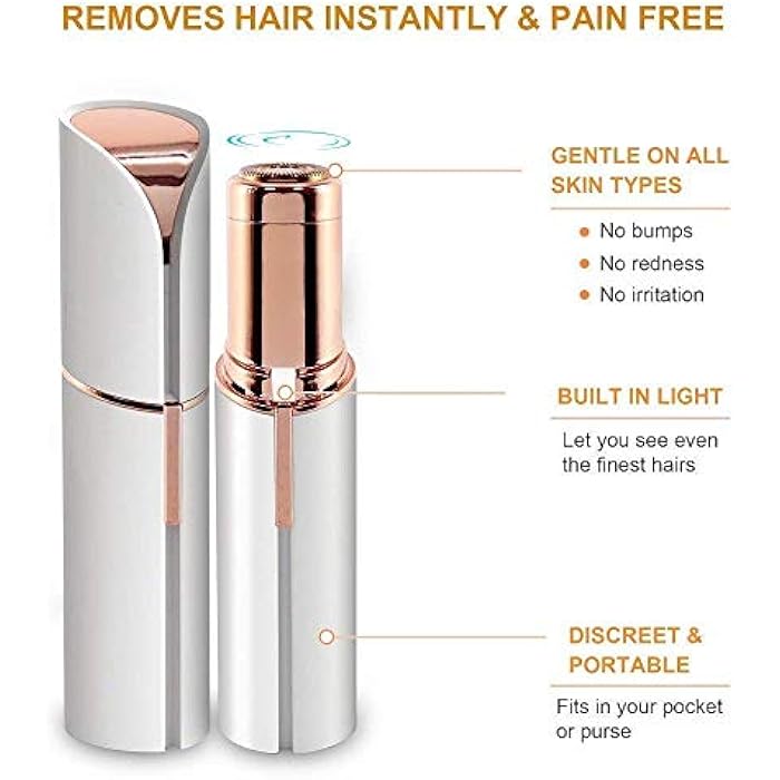 Flawless Finishing Touch Painless Hair Remover for Women (Rose Gold) - Image 3